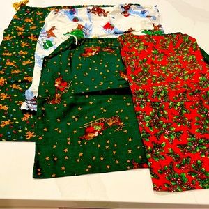 Christmas reusable gift bags